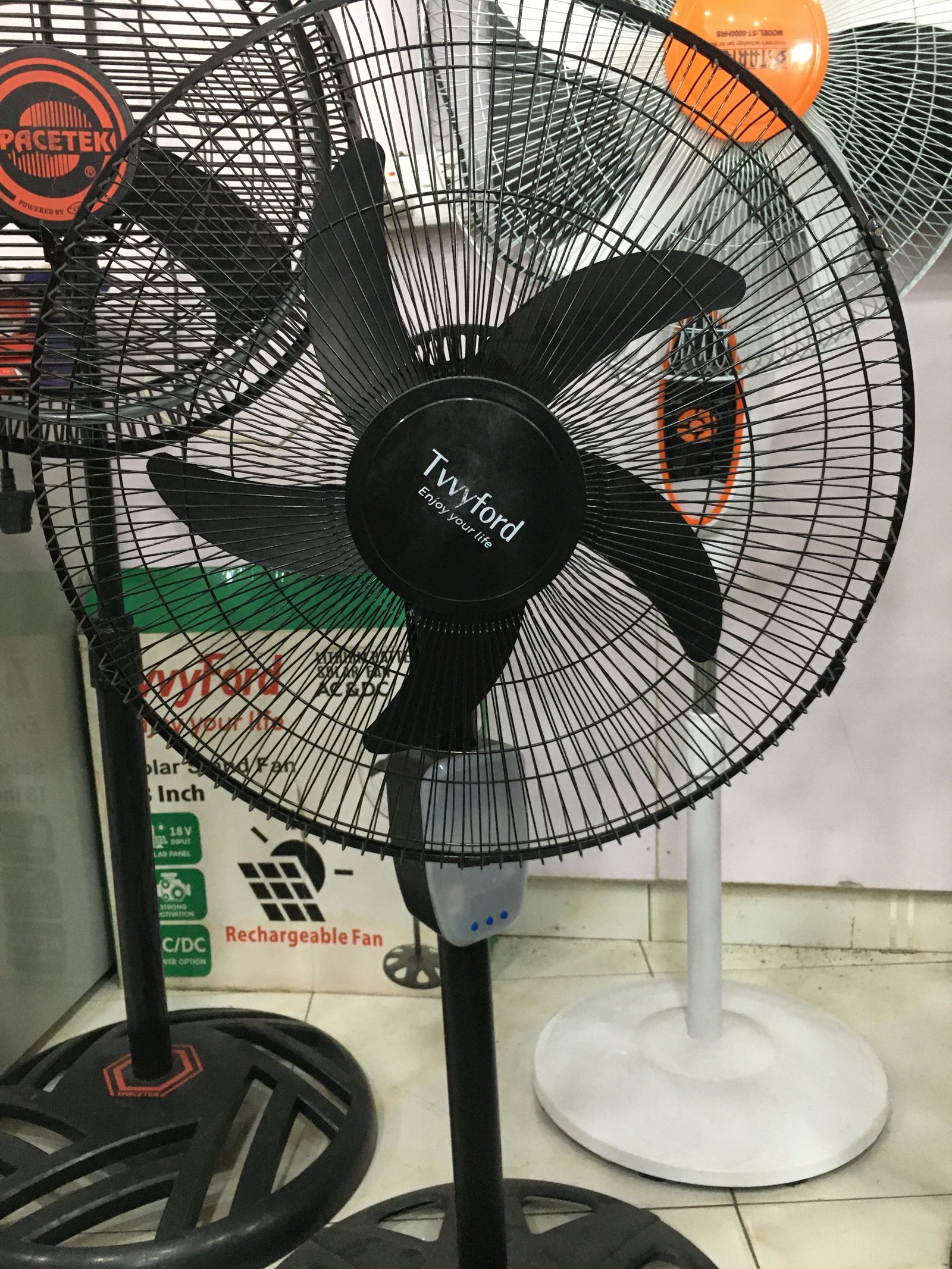 Twyford rechargeable fan